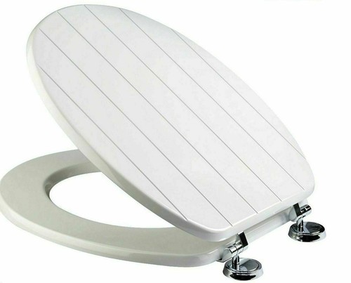 Heavy duty toilet seat - toilet, wooden