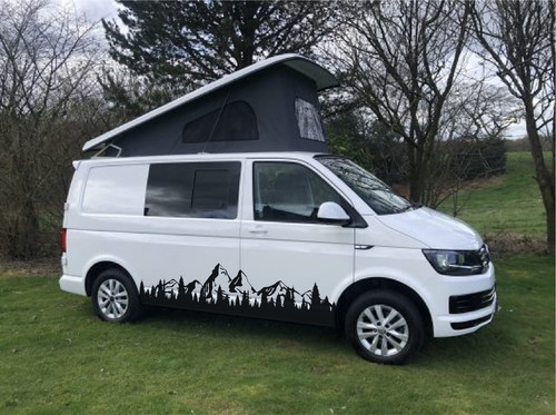 Campervan vinyl decals - vinyl, (2m