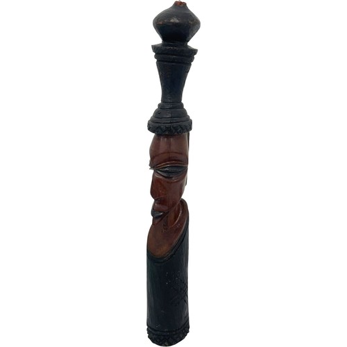 African wooden carved - african,
