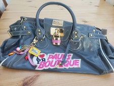 Pauls Boutique  Vintage   Bag   Large Size Grey Patent Faux Leather   -Reduced