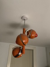 Vintage Danish Orange Eyeball