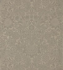 William Morris & Co Pure Sunflower Wallpaper 216045 Colour Mole/Gold