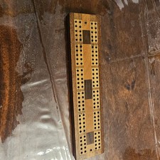 Vintage Cribbage Board Without Pegs
