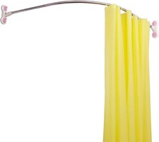 BAOYOUNI Curved Shower Curtain