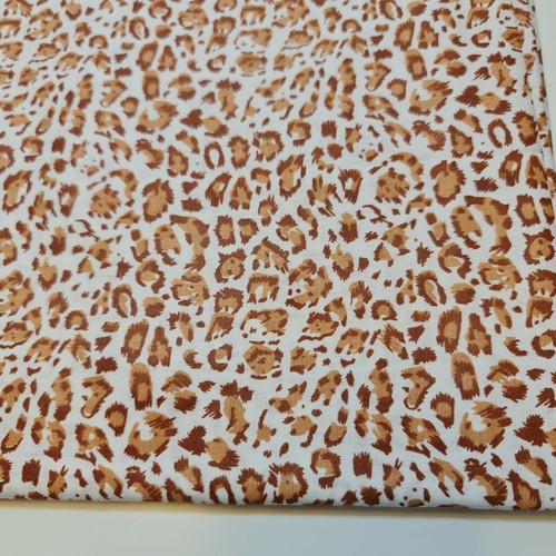 100 cotton poplin leopard - poplin,