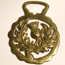 Vintage Horse Brass  Scottish