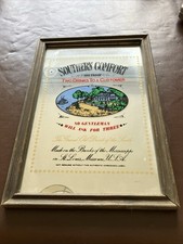 Southern Comfort Vintage 1970s Pub Mirror H33cm W25cm VGC Retro