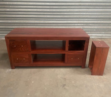 Solid Sheesham Wood Media Unit (E550)