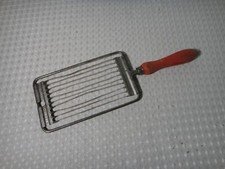 Vintage Tomado Holland Cheese Tomato Slicer Red Wooden Handle Kitchen Tool