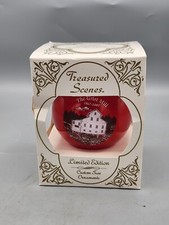 Milford Nebraska, 2003 Grist Mill Glass Ball Christmas Ornament. LE. USA