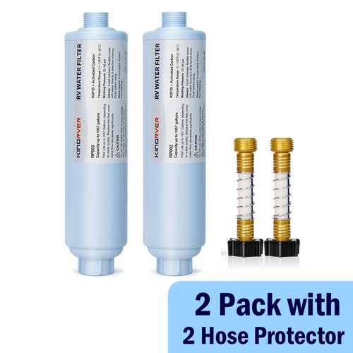 Inline hose water filter - rv,