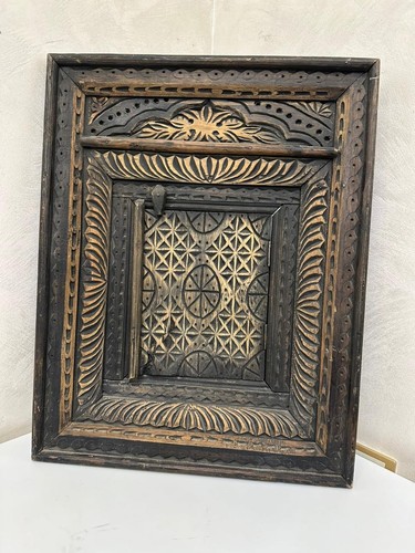 Vintage hand carved wooden - hand-carved,