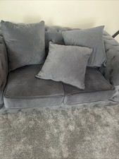 Grey Coloured Sofas With 2 By 3 Seats