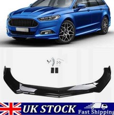 Fits For Ford Mondeo MK4 MK4.5 Gloss Black Front Bumper Lip Splitter Spoiler Kit