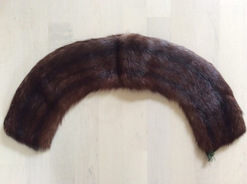 Vintage brown real - brown, stole