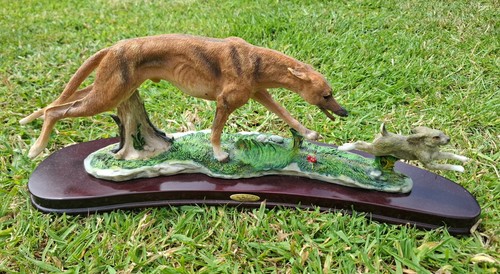 Large mounted sculpture of - a,