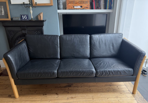 Vintage seater sofa danish - sofa,