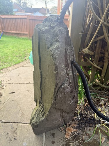 Large slate monolith water - slate,