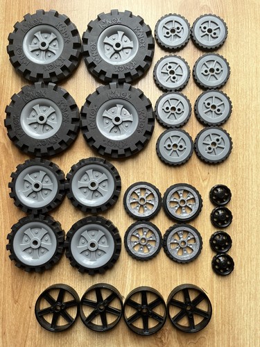 Knex wheel bundle black tyre - bundle,