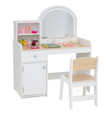 Kids vanity table and chair - kids,
