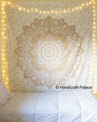Queen mandala ombre tapestry - mandala,