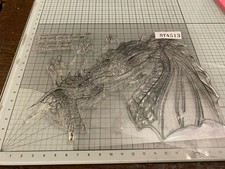 Dragon mythical a5 stamp set