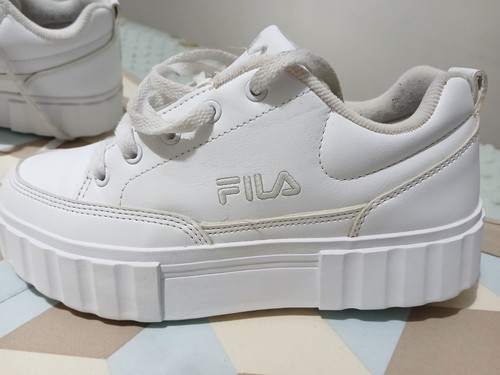Fila white trainers womens - fila,