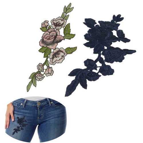 Pack floral embroidered - 1-5,