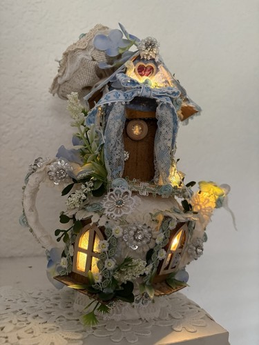 Fairy pixie teapot house - fairy,