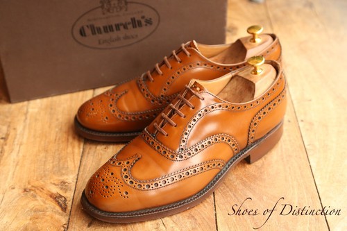 Church tan brown leather - tan,