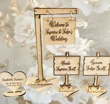 Personalised Wedding Table