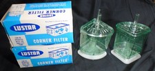 2x Lustar Small Corner Filter w/ Anchor Plate No.205 Aquariums Fish Tank New 