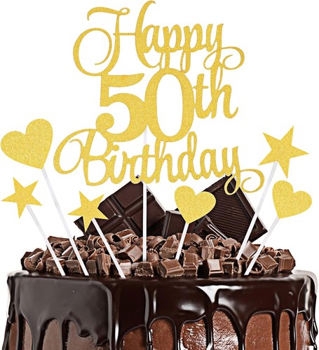 Happy 50th birthday cake - happy,