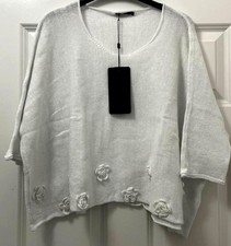 Grizas Knited Linen top Size L