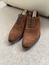 Men’s Loake 1880 Cadogan Suede Oxfords Size 9.5 UK