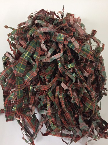 Shredded tartan tissue - tissue, paper