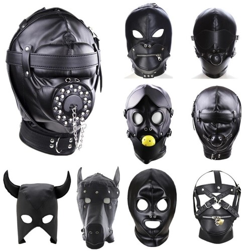 Adult unisex leather gimp - pu,