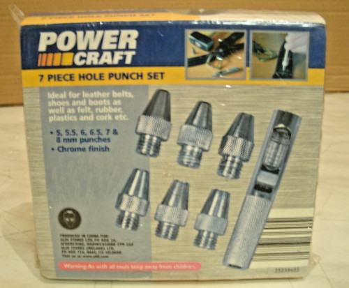 Powercraft piece hole punch - hole,