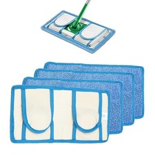 4x-8pcs for Flash Speedmop Microfibre Mop Pads Wet Dry Cleaning Mop Pad Cleaning