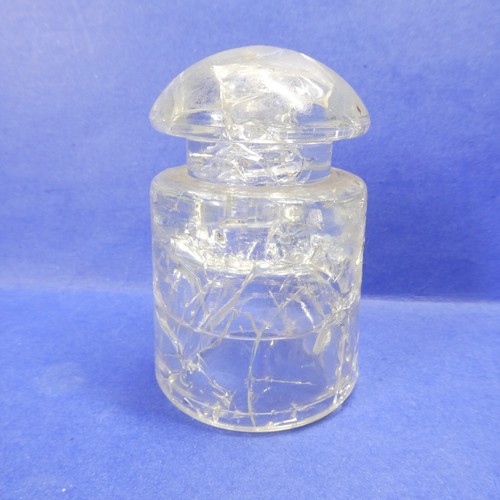 Crackle glass insulator - crackle,