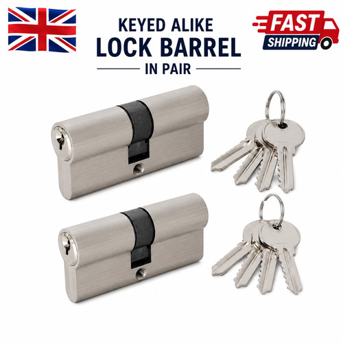 Keyed alike pair euro cylinder - keyed,
