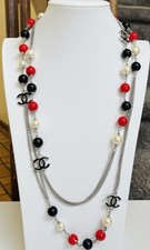 Vintage CHANEL Long Silver