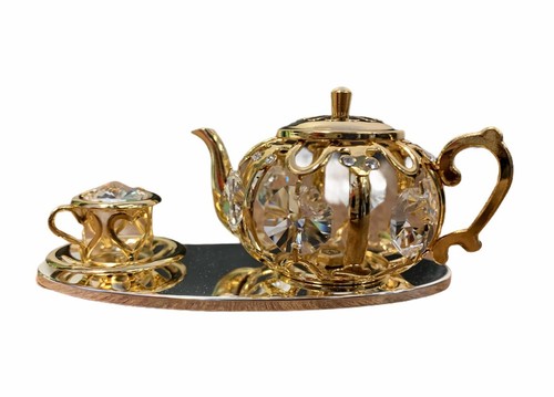Gold plated with - gold, swarovski