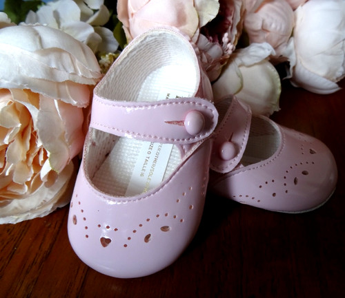 Baby pram shoes - baby, ivory