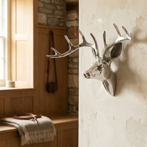 Modern silver finish - modern, wall