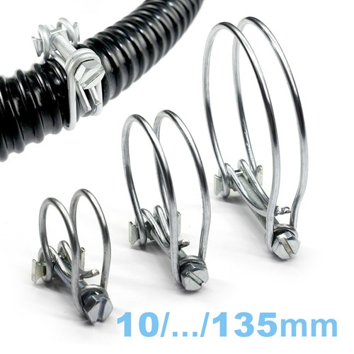 Double wire hose clamp - hose,