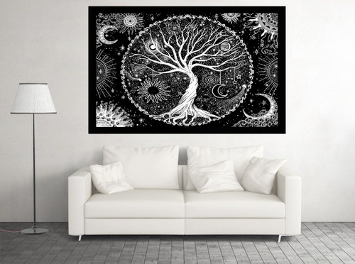 Tree life wall hanging sun - hanging,