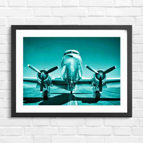 Retro vintage airplane - retro,