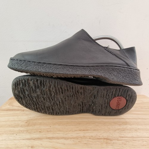 Camper black leather slip - camper,