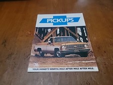1976 Chevrolet Pickup Truck 12-page Original Sales Brochure Catalog - Cheyenne